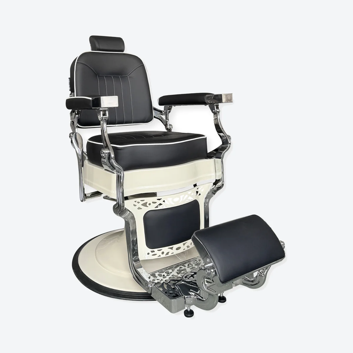 Barber Chair Baron Chrome / Black
