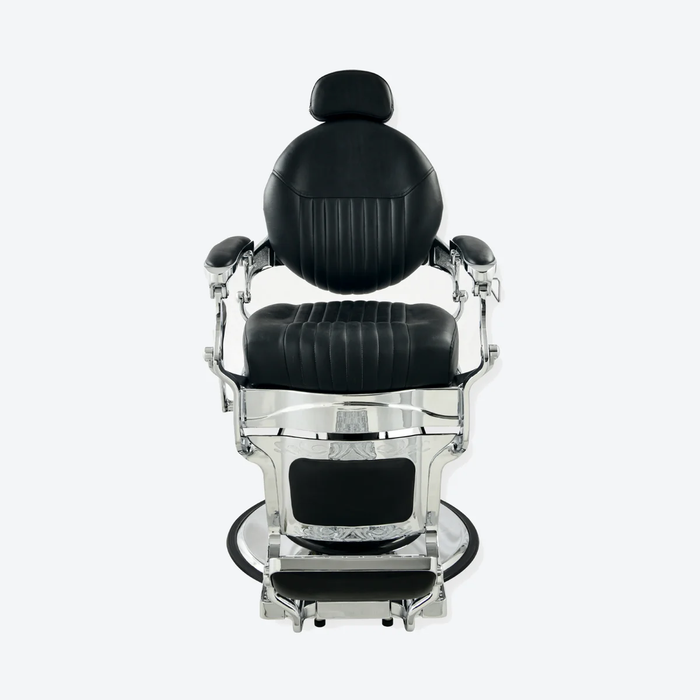 Barber Chair Monarch - Silver / Black