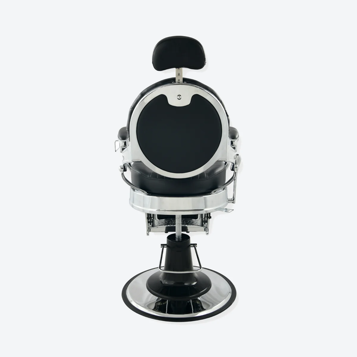 Barber Chair Monarch - Silver / Black
