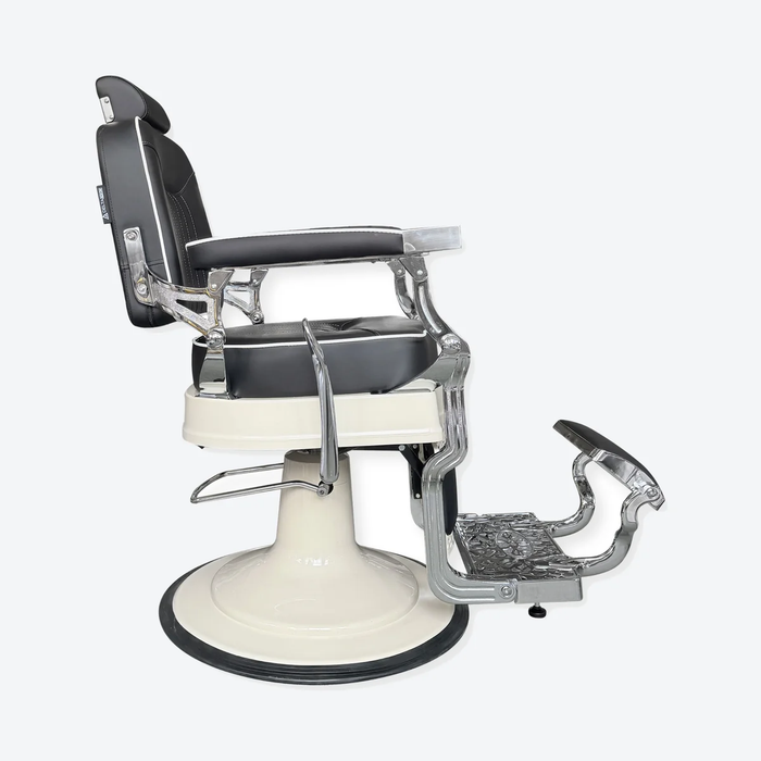 Barber Chair Baron Chrome / Black