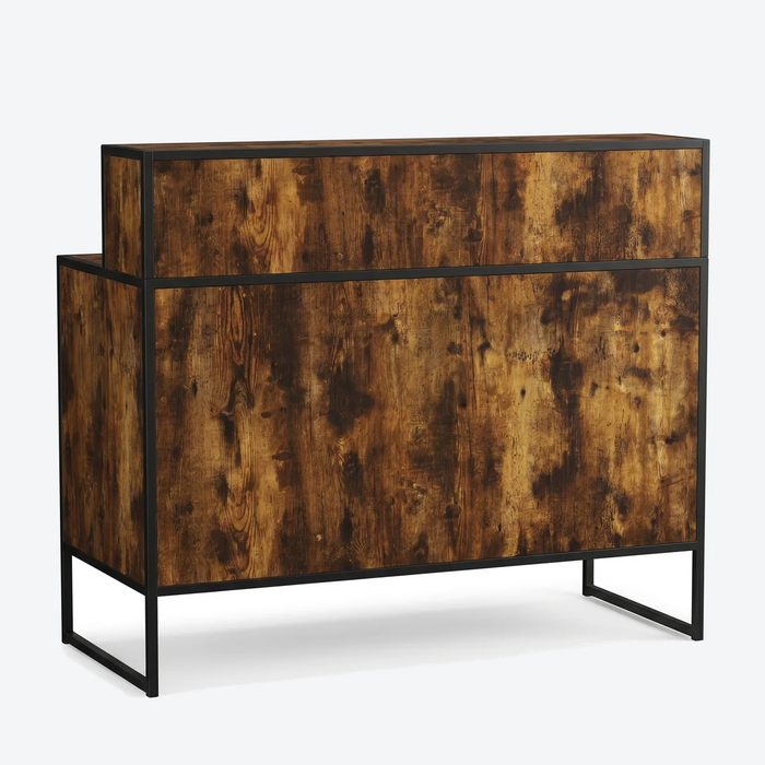 Balie Reception Desk Atelier Black / Wood
