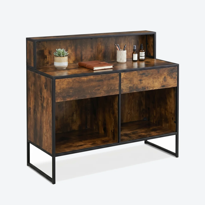 Balie Reception Desk Atelier Black / Wood