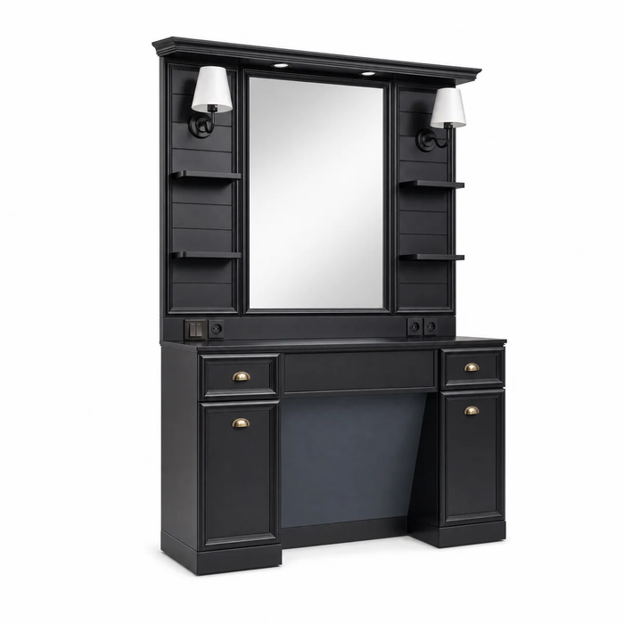 Shine Black Barbier Kaptafel