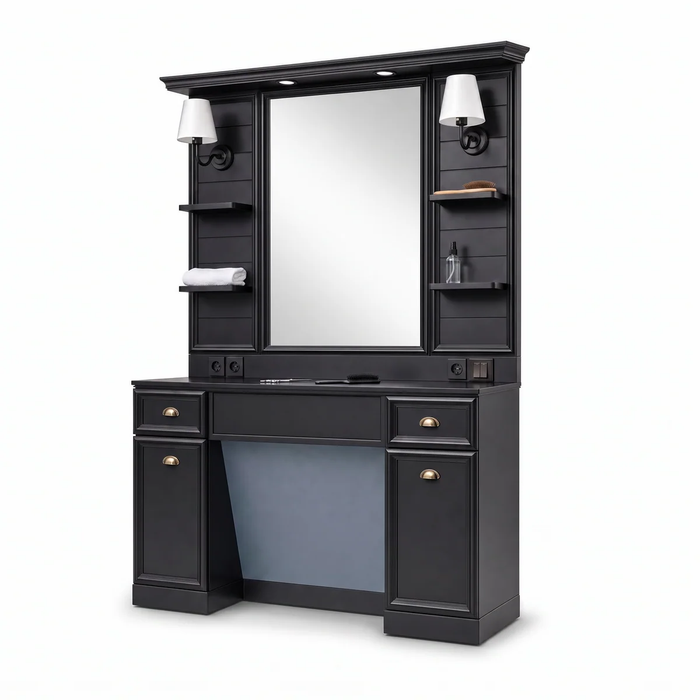 Shine Black Barbier Kaptafel